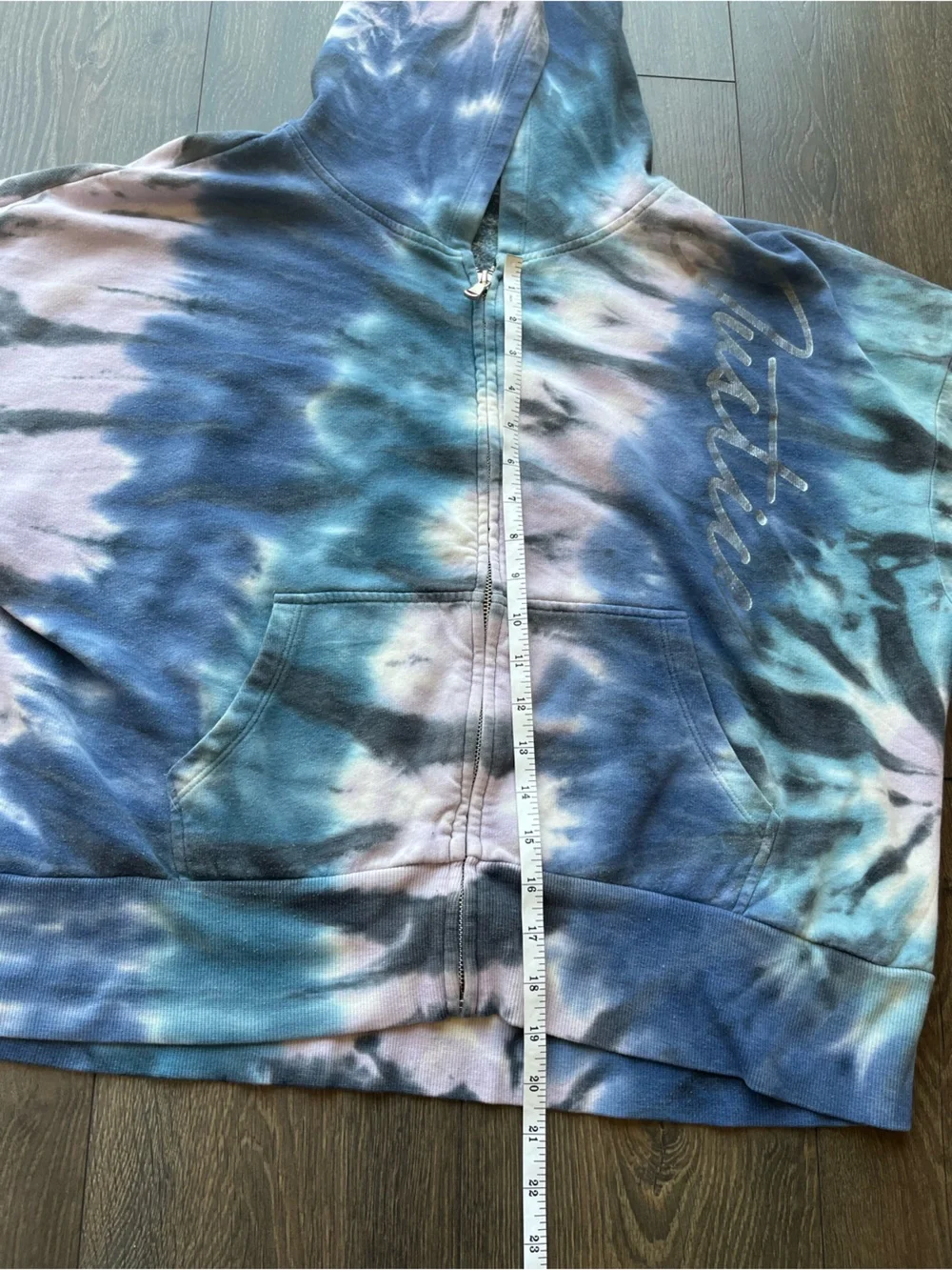 Justice Active Tie-Dye Zip Hoodie